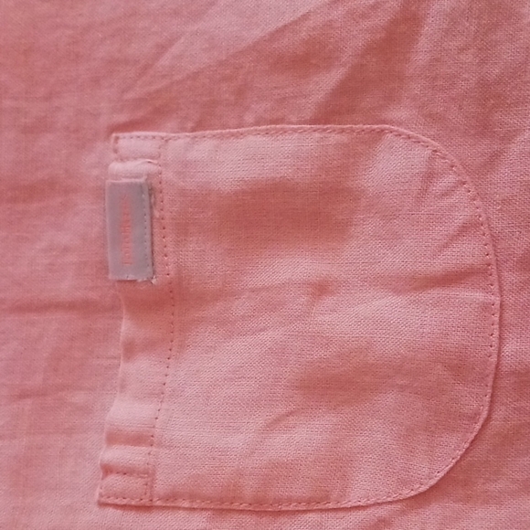 ToTo Heros Simple&Nature Orange Sherbert Linen Shift - Picture 4 of 6